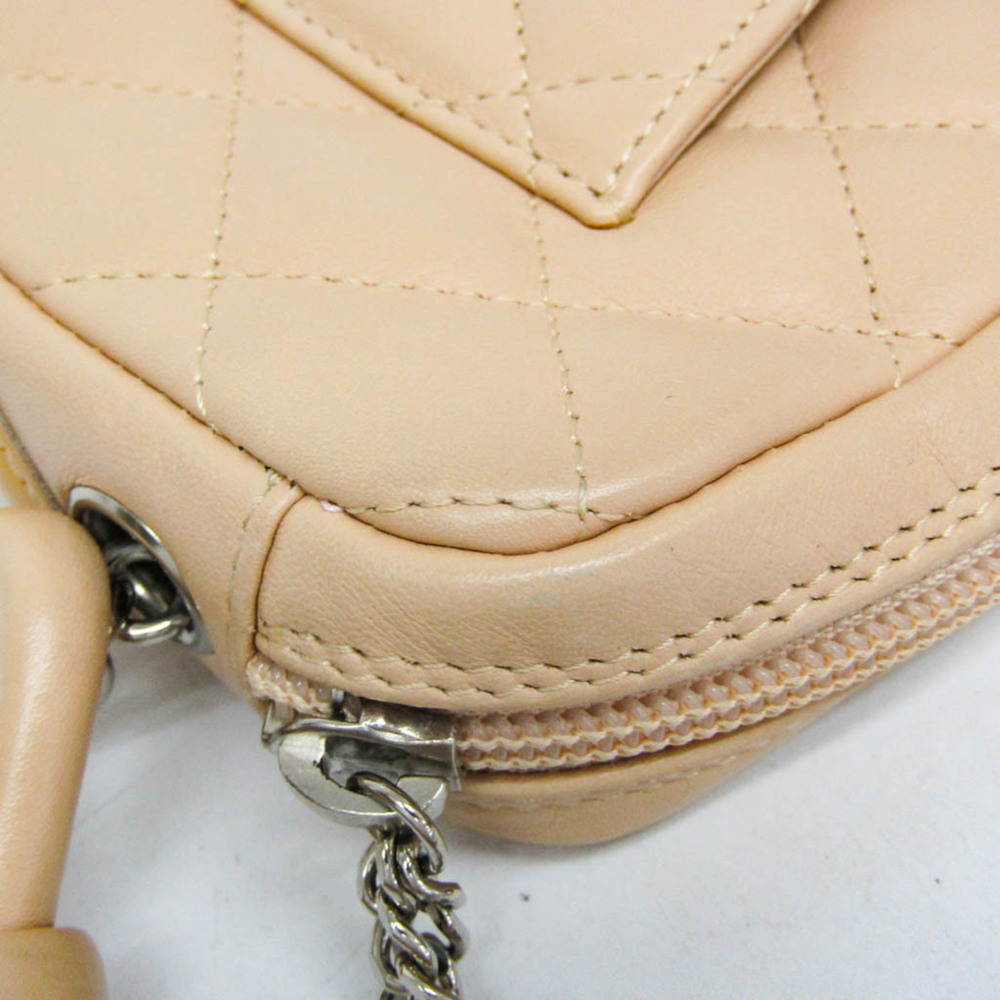 CHANEL Cream Leather Pouch - Picture 7 of 15